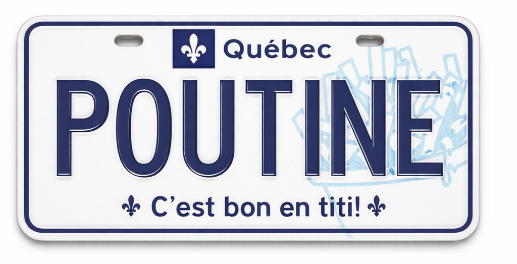 Poutine C'est Bon en Titi Aimant  Metal Fridge Magnet Souvenir