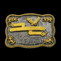 Belt Buckle Western Eagle Cowboy Engravable Big Buckles