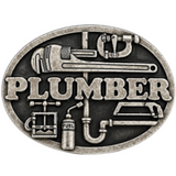 Plumber Belt Buckle Plumbers Pipe Wrench Tools Plumbing Profession Buckles Belts