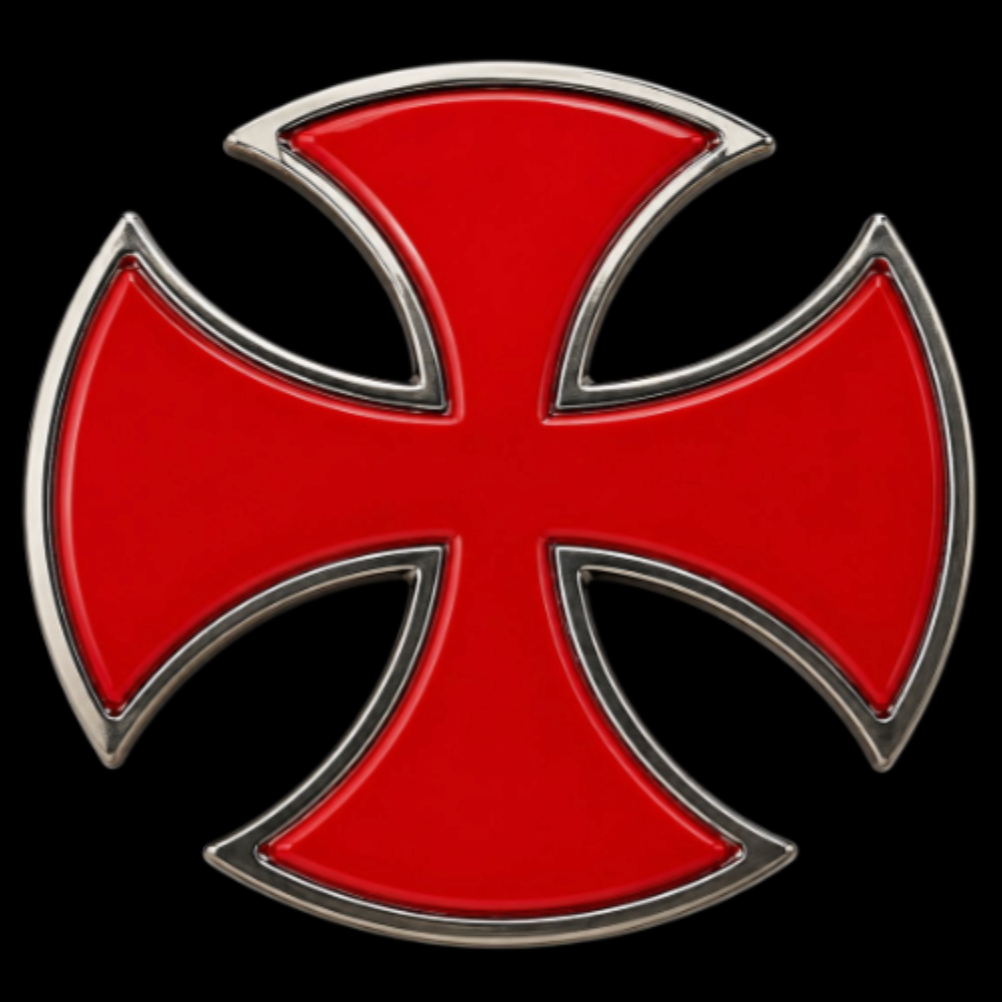 Cross Belt Buckle Knights Templars Crusade Order Malta Crosses Buckles Belts