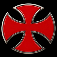 Hebilla de cinturón cruzada Caballeros Templarios Cruzada Orden Malta Cruces Hebillas Cinturones