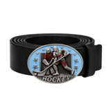 Hockey's Goalie Belt Buckle Ice Hockey Canada National Sport Buckles Belts