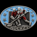 Hockey's Goalie Belt Buckle Ice Hockey Canada National Sport Buckles Belts