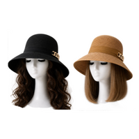 Sombrero unisex de paja natural casual Fedora Boater Sun Beach para mujer