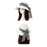 Chapeau Fedora unisexe en paille naturelle pour femmes, chapeau de plage, décontracté, à dessus plat