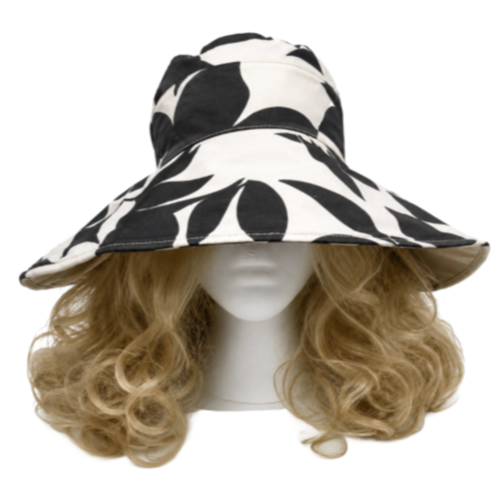 Reversible Sun Hat Wide Brim UV Protection Women's Summer Floral Foldable Bucket Hats