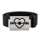 Razor Blade Black Heart Tool Belt Buckle
