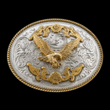 Eagle Belt Buckle American Bald Eagles Gold Plated Western Buckles Belts