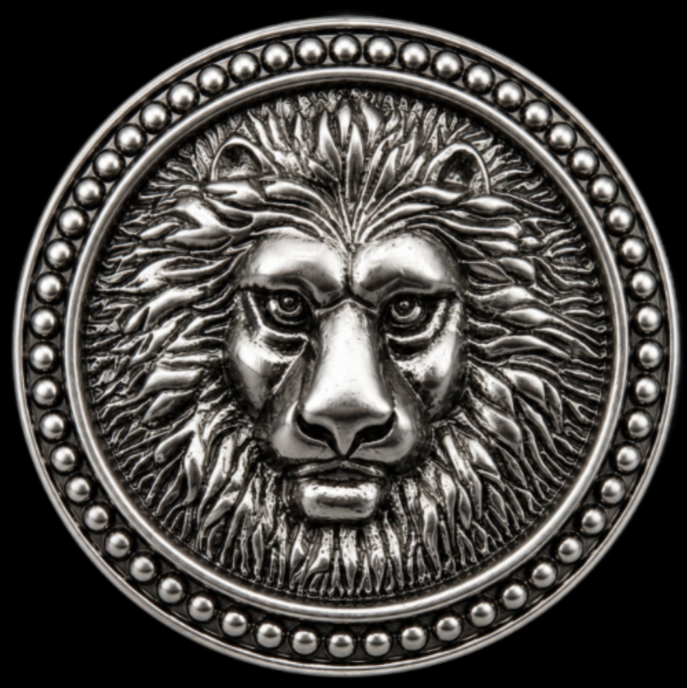 Lion Belt Buckle Lion's Head Animal Wild Ferocious Roman Style Buckles