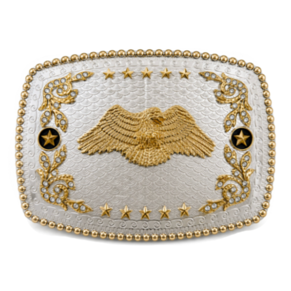 Boucle de ceinture aigle, pygargues à tête blanche, proies, oiseaux, grandes boucles