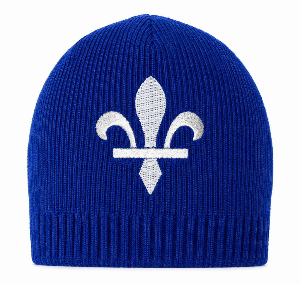 Quebec Hat Tuque Canada Beanie Winter Ski Fleur De Lys Tuques Hats