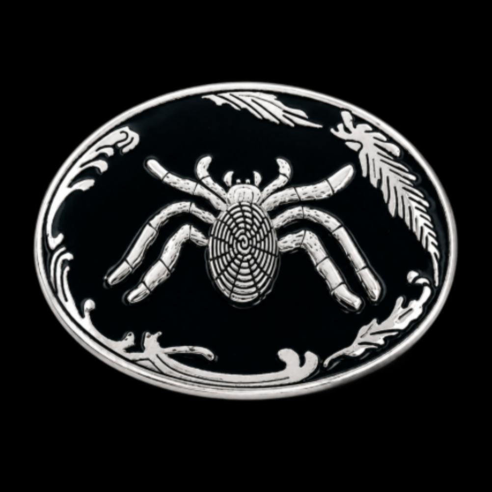Cruz hebilla de cinturón cruzados cruces rojas telaraña gótica medieval cinturones hebillas