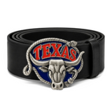 Texas Longhorn Rodeo Western Belt Buckle