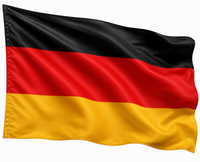 Drapeau de l'Allemagne, de l'Allemagne allemande, pour l'intérieur et l'extérieur, drapeaux à mât en nylon solide