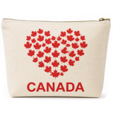 Canada Mapleleaf Large Cosmetic Make Up Travel Purse Organizer Pouch