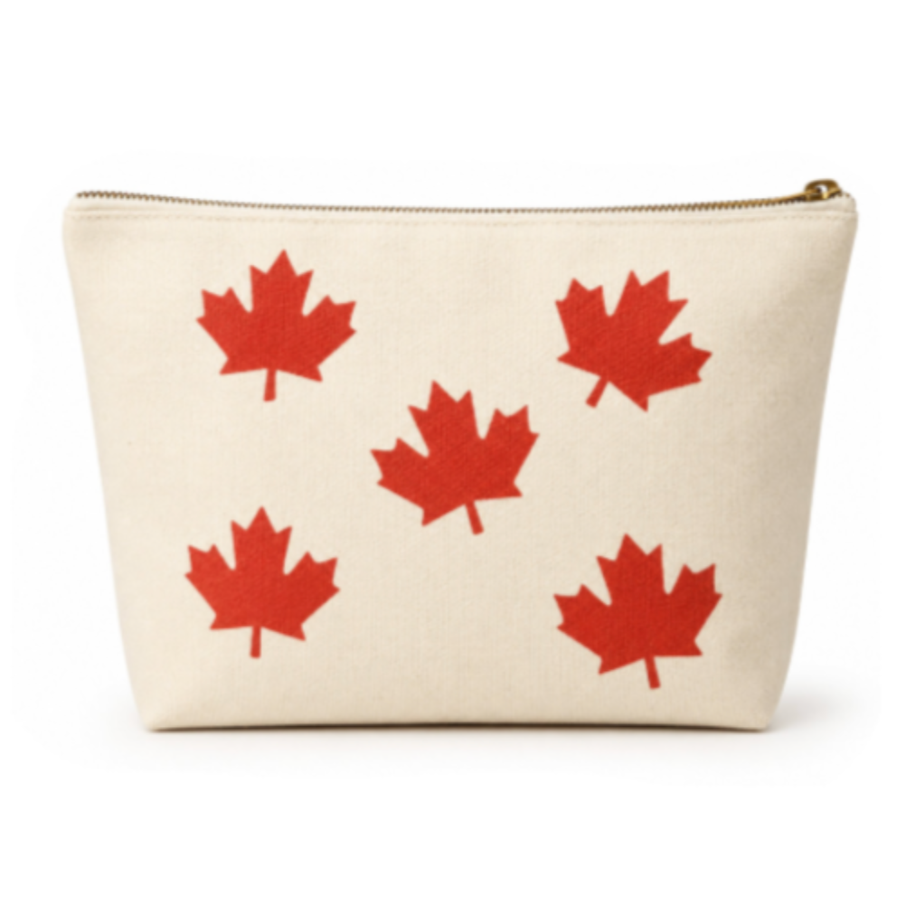 Canada Mapleleaf Large Cosmetic Make Up Travel Purse Organizer Pouch