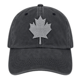 Canada Canadian Embroidered Maple Leaf Baseball Grey Caps Hat
