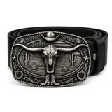 New Cool Cow Steer Texas Longhorns Western Belt Buckles Boucle de Ceinture