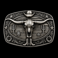 New Cool Cow Steer Texas Longhorns Western Belt Buckles Boucle de Ceinture