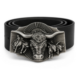 Longhorn Cow Rancher Cowboy Cowgirl Western Belt Buckle Buckles Boucle Ceinture
