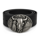 Longhorn Belt Buckle Cow Steer Longhorns Western Belts & Buckles Boucle Ceinture