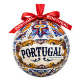 Traditional Portugal Portuguese Tiles Themed Christmas Double Sided Ornament