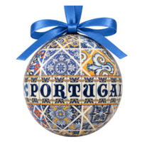 Traditional Portugal Tiles Themed Christmas Double Sided Ornament