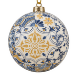 Traditional Portugal Portuguese Tiles Themed Christmas Double Sided Ornament