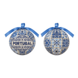 Traditional Portugal Tiles Themed Christmas Double Sided Ornament