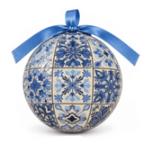 Traditional Portugal Tiles Themed Christmas Double Sided Ornament