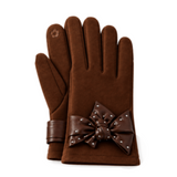 Guantes de invierno impermeables con pantalla táctil para mujer