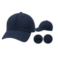 Men’s Navy Blue Performance Baseball Cap Lightweight Breathable Sports Hat