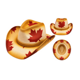 Canada Flag Mapleleaf Unisex Cowboy Cowgirl Western Summer Hat