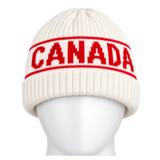 Canada Flag Canadian Maple Leaf White Red Ski Hat Tuque Beanie Chapeau