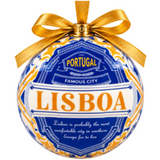 Traditional Portugal Lisboa Tiles Themed Christmas Double Sided Ornament