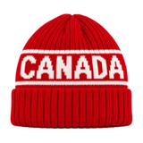 Canada Flag Canadian Maple Leaf Red Ski Hat Tuque Beanie Chapeau