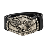 Chaîne de moto Live To Ride, Ride To Live avec boucle de ceinture aigle