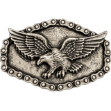 Chaîne de moto Live To Ride, Ride To Live avec boucle de ceinture aigle