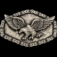 Flying Eagle Motorcycle Chain Cool Belt Buckle