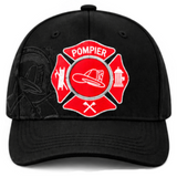 Pompiers écusson Crest  Hat Cap Baseball Black Chapeau Casquette