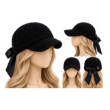 Bonnets Cloche en laine Style Gatsby Vintage pour femmes, béret d'hiver