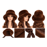 Warm Fashion Style Women's Faux Fur Cossack Style Winter Hat