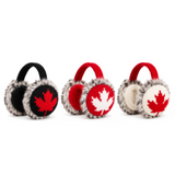 Mapleleaf Faux Fur Ear Warmers Earmuffs Big Winter Outdoor Ear Warm
