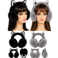 Winter Soft Faux Fur Adjustable Earmuffs Ear Warmers