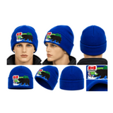 Blue Canada Canadian Flag Maple Leaf Brown Bear Ski Unisex Hat Beanie