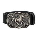 Horse Floral Belt Buckle Cowboy Cowgirl Western Buckles