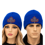Bonnet toque d'hiver Canada Drapeau canadien de la feuille d'érable Toques Tuque Hats