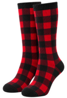 Canadian Lumberjack Buffalo Plaid Winter Socks - Unisex Fashion Style