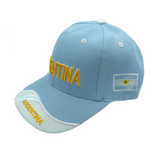 Argentina Flag Argentinian Soccer Tennis Sports Hats Baseball Cap