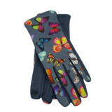 Women's Winter Warm Fashion Gloves With Butterflies Butterfly